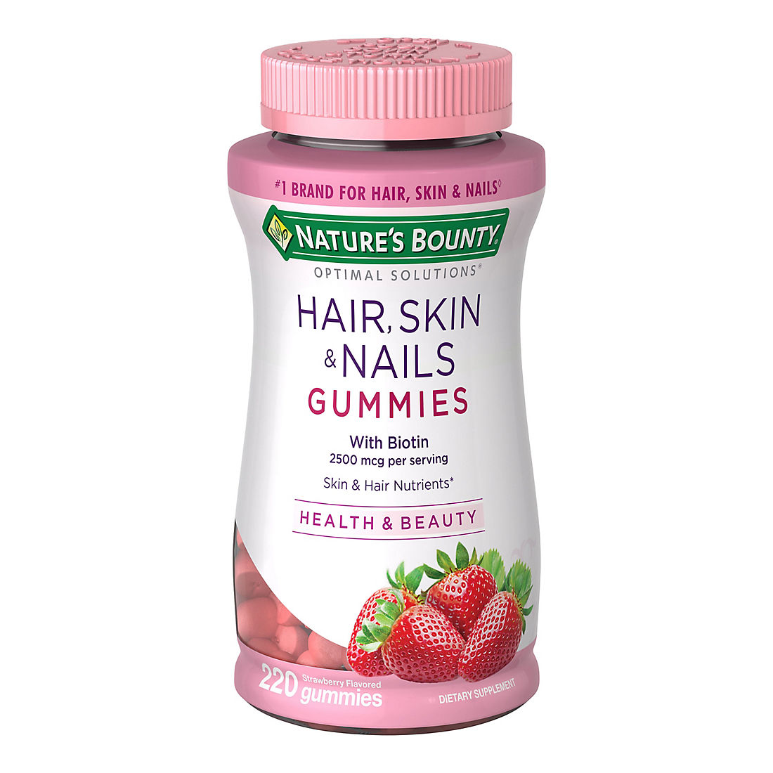 Nature's Bounty Optimal Solutions Hair, Skin, Nails, 220 Ct. - BJs  Wholesale Club