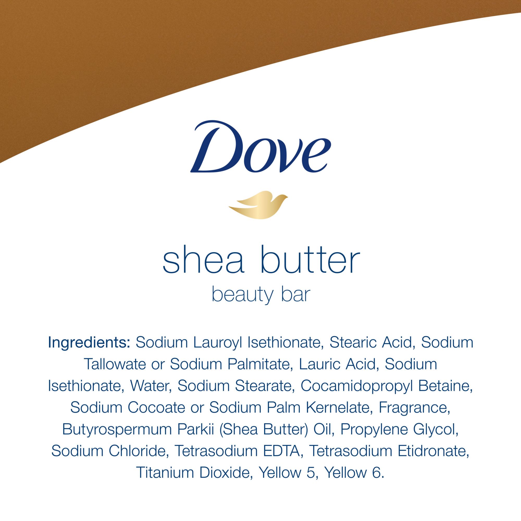 Dove Purely Pampering Beauty Bar Shea Butter 4 oz, 6 Bar