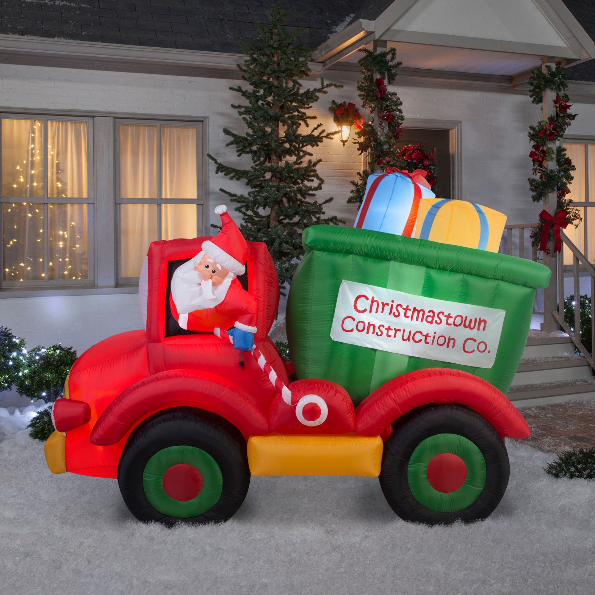 Gemmy Airblown Christmas Dump Truck | BJ's Wholesale Club