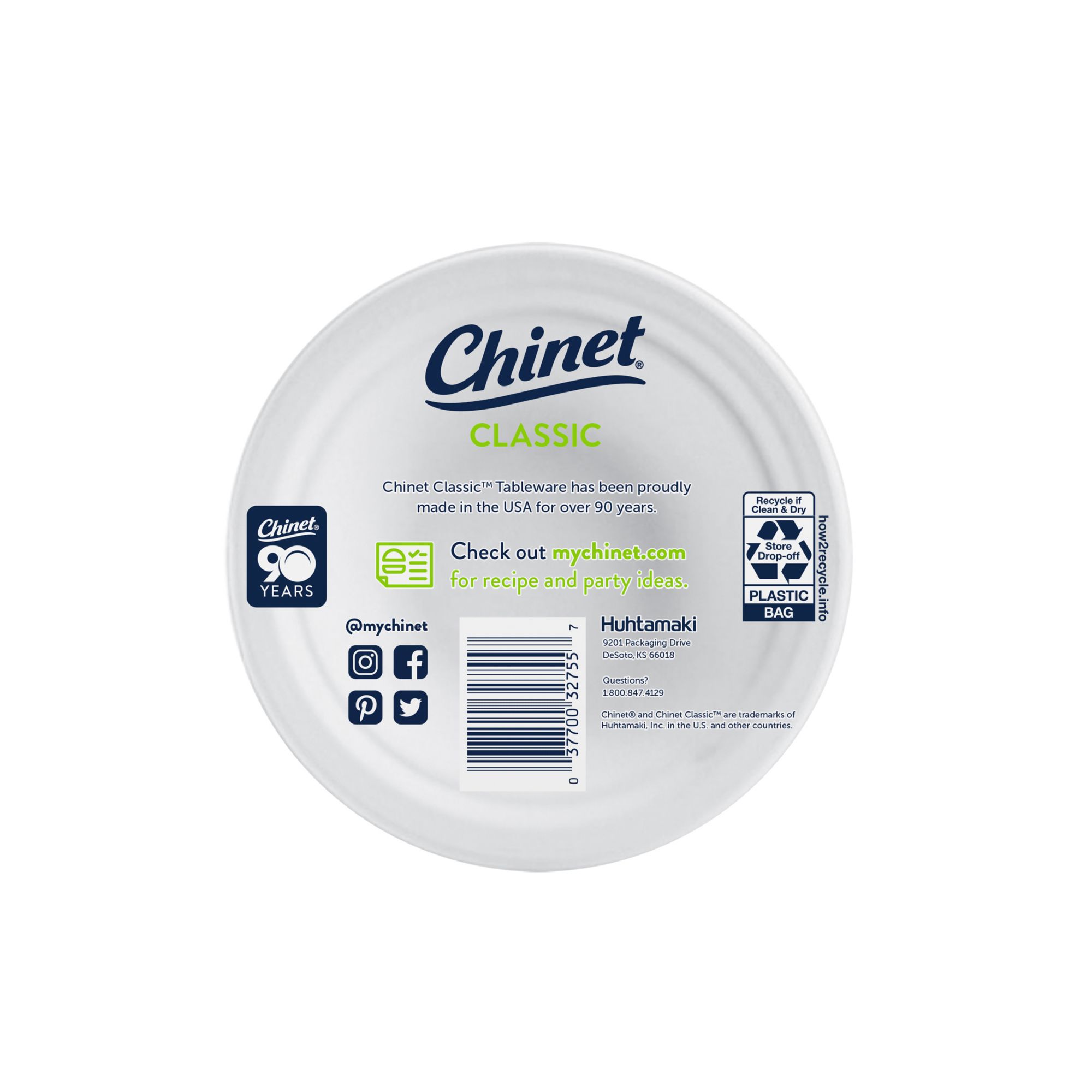 Chinet Classic White Fiber Bowl, 150 ct.