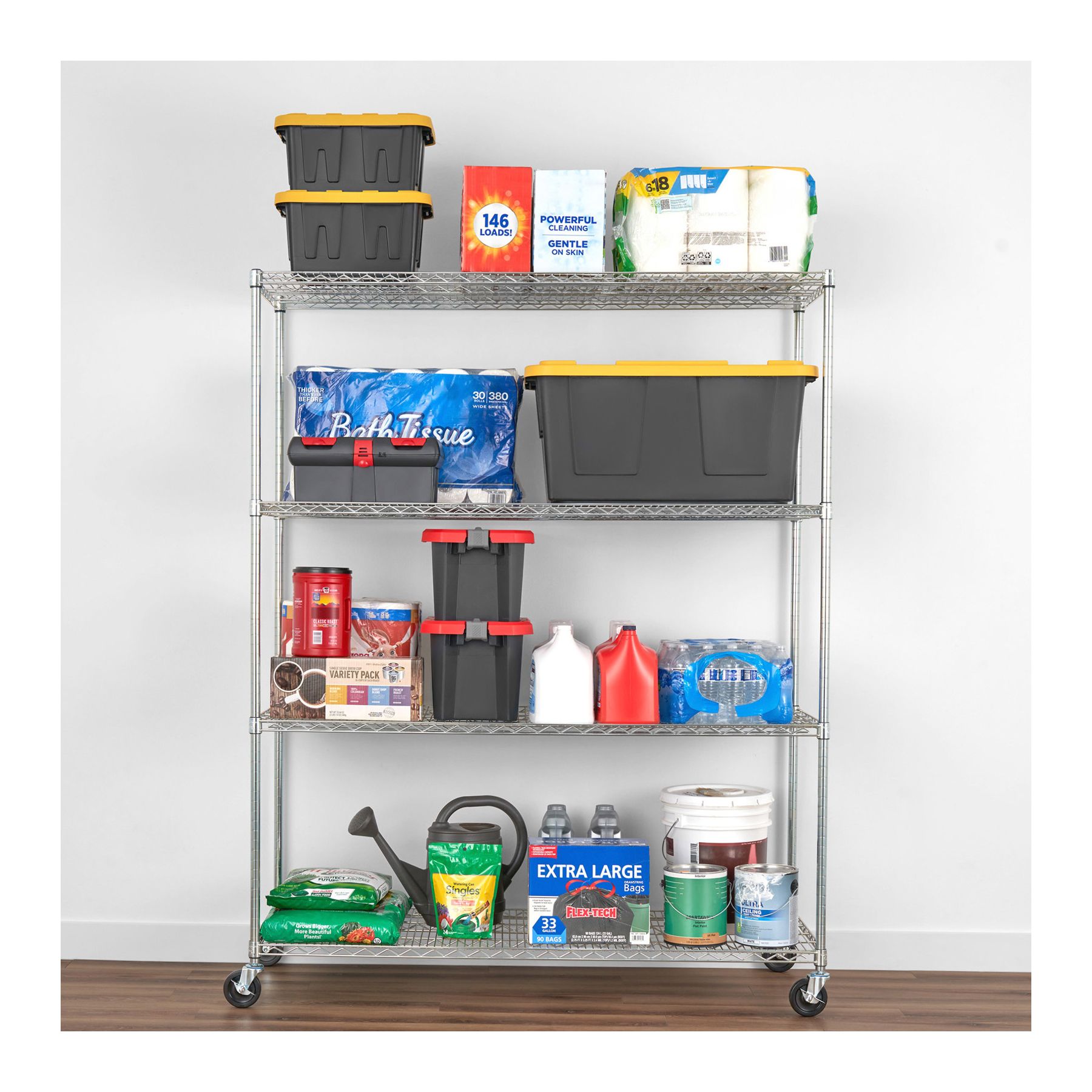 SafeRacks 18 x 48 x 72 6-Tier Wire Shelving