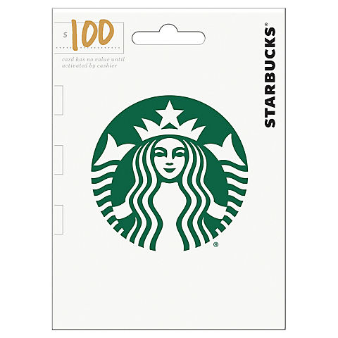 $100 Starbucks Gift Card