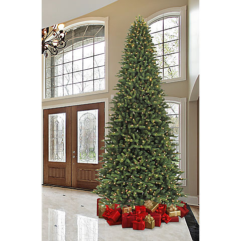 Sylvania 12' 8-Function Color Changing Prelit LED Tree with Foot Pedal