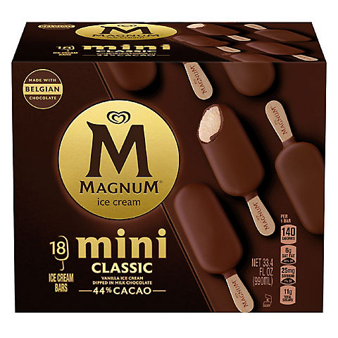 Magnum Mini Classics Ice Cream, 18 ct.