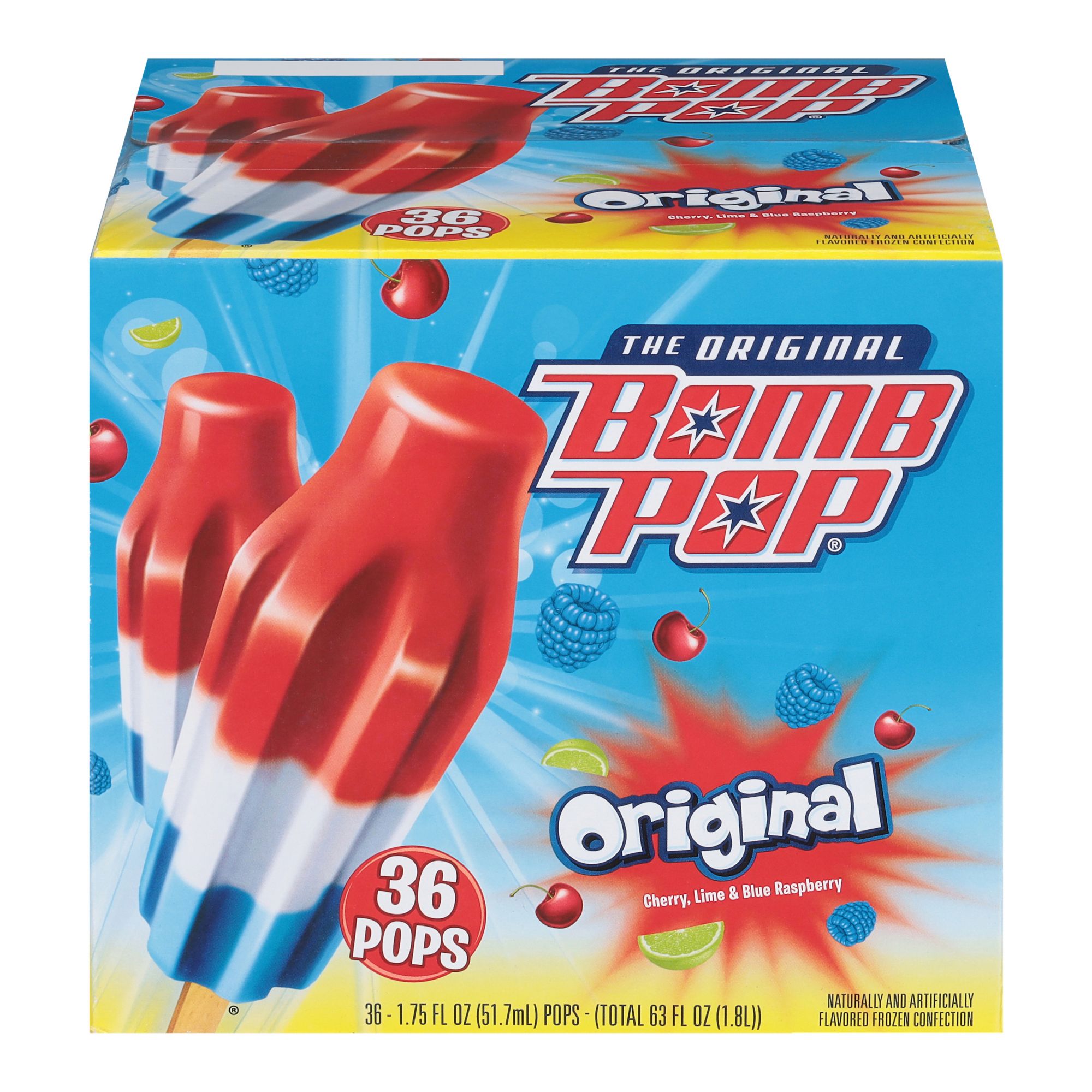 Bomb Pop Original Frozen Ice Pops, 36 | lupon.gov.ph