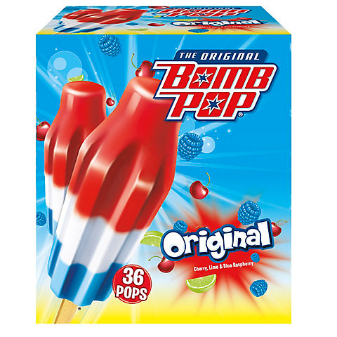 Bomb Pop Original Frozen Ice Pops, 36 ct.