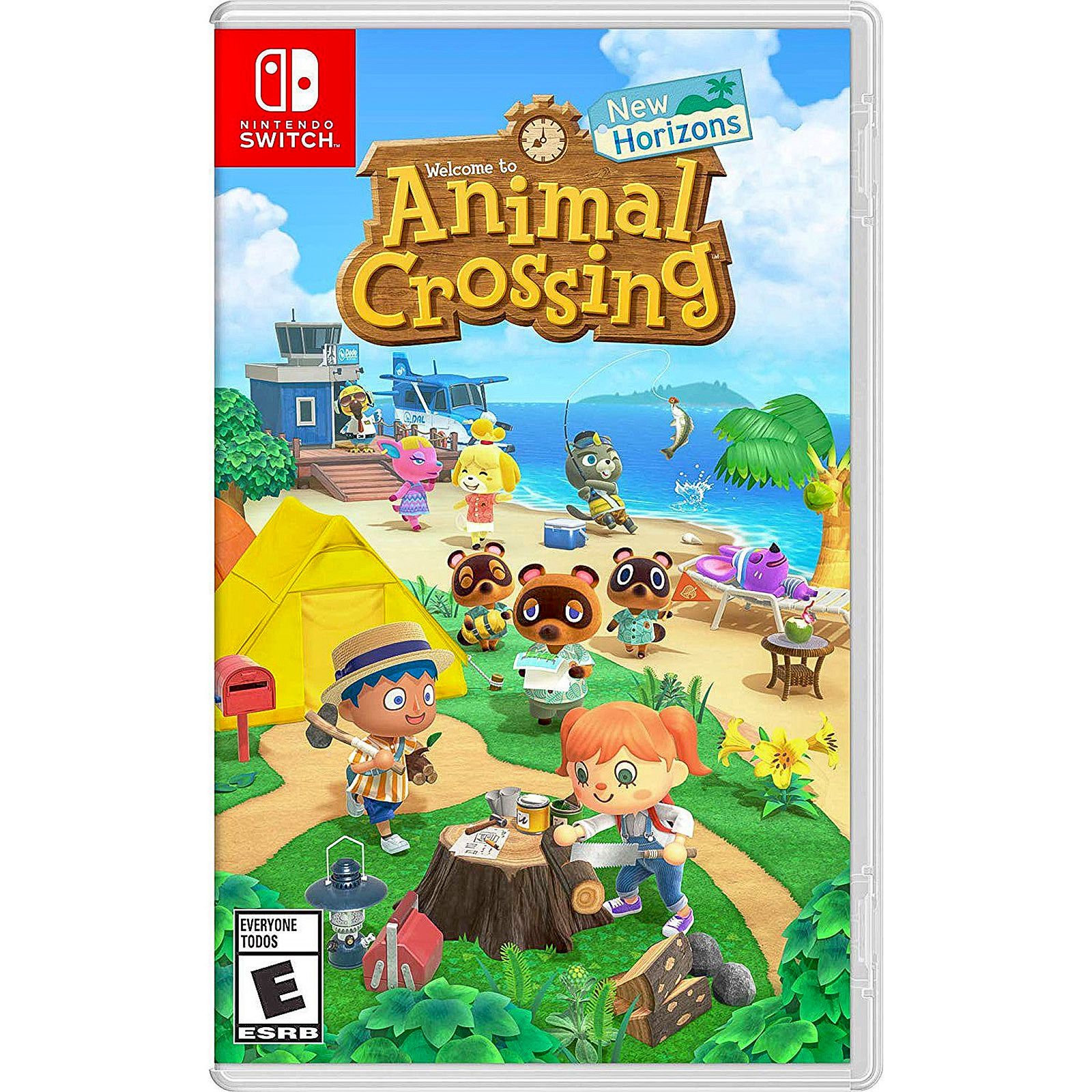 Animal crossing new on sale horizons game case