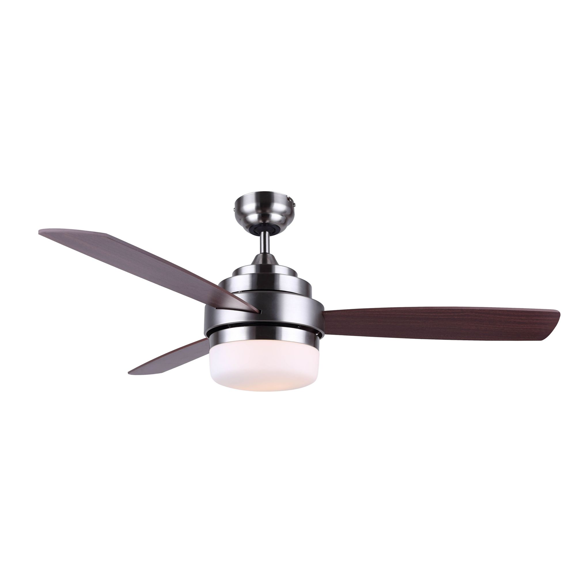 Black & Decker Ceiling Fan Brush Nickel 52 in. Cooling Fan with