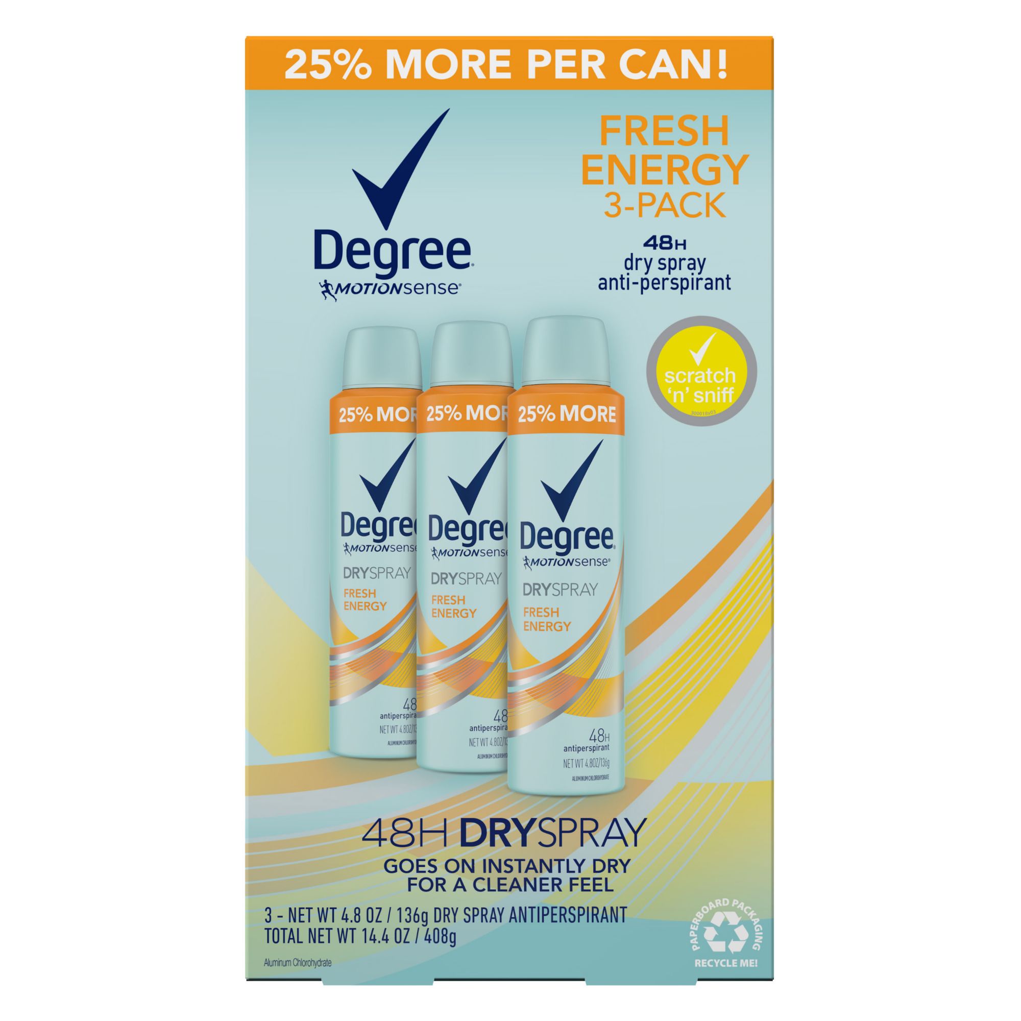 Fresh Energy Antiperspirant Deodorant Dry Spray