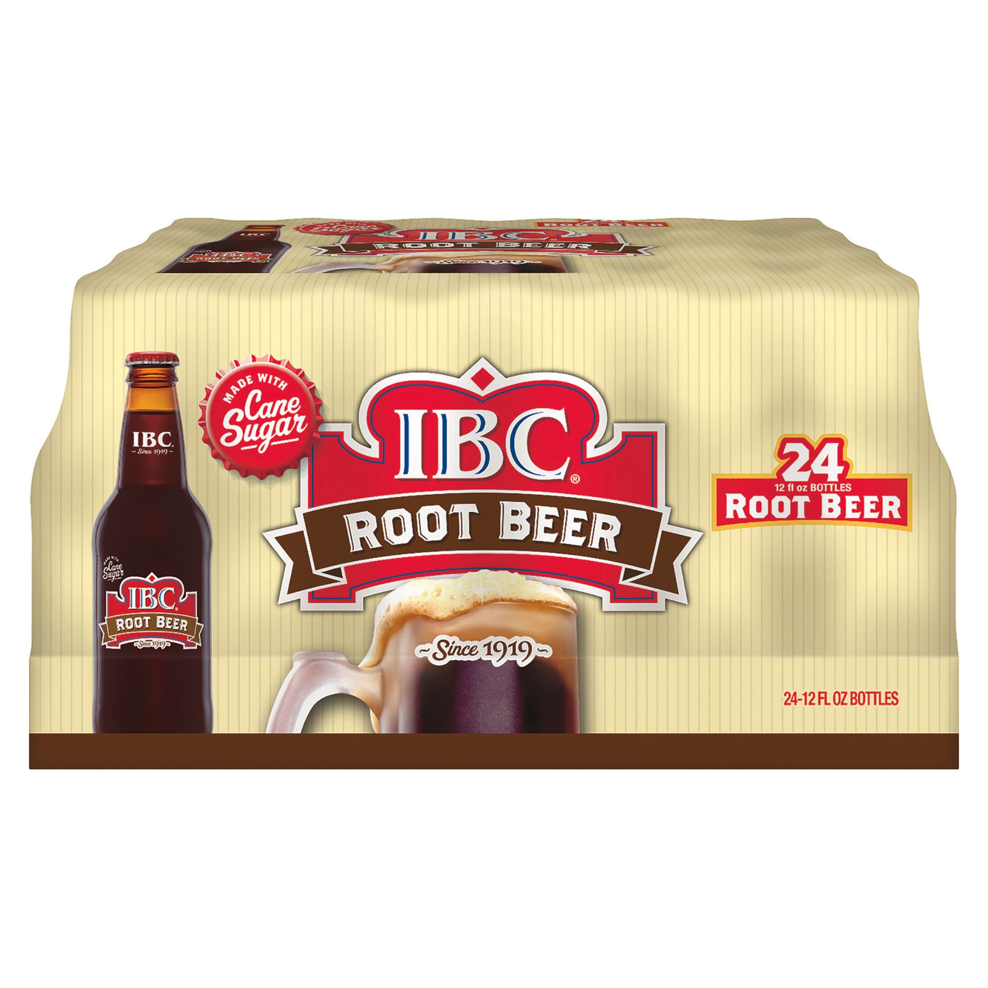 IBC Rootbeer With Cane Sugar Glass Bottle - 12 Pack – Louisiana Pantry