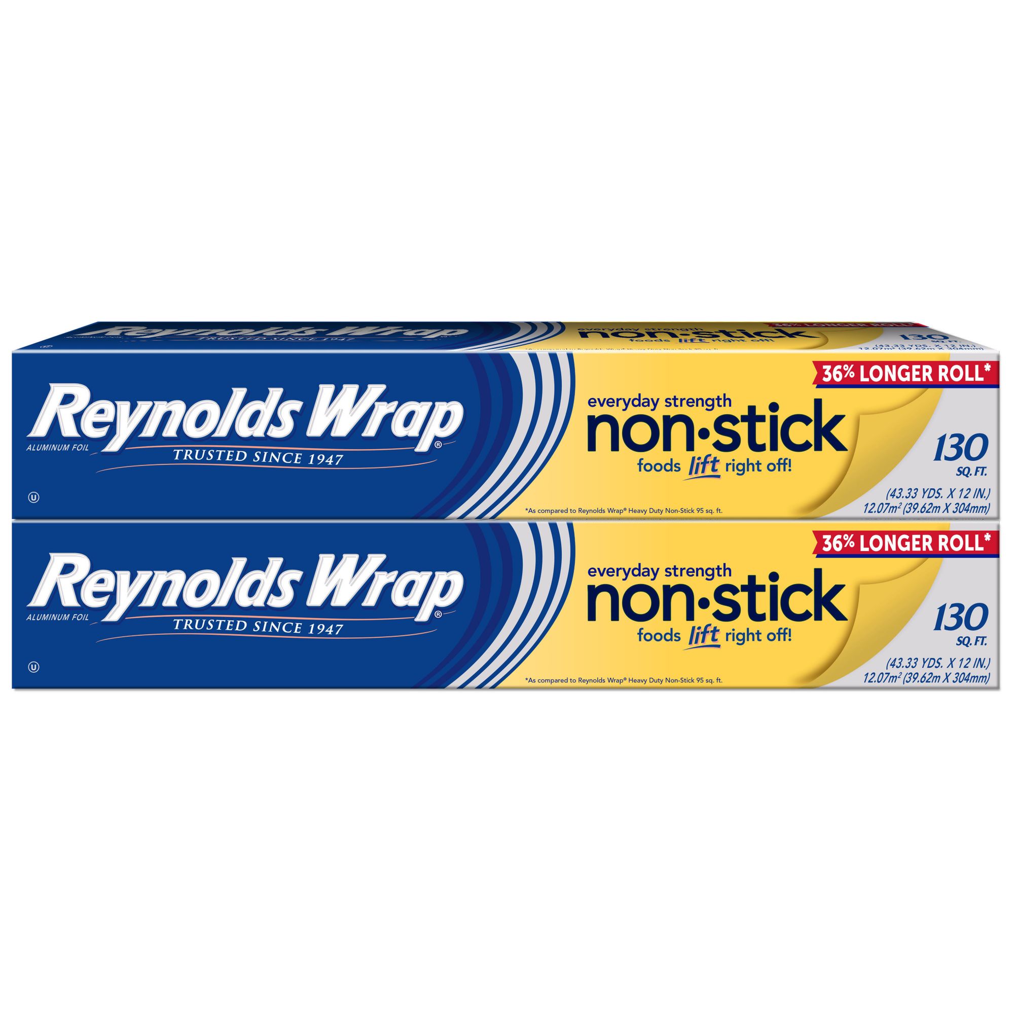 Reynolds Wrap Aluminum Foil, Everyday Strength, Nonstick, 50 Square Feet