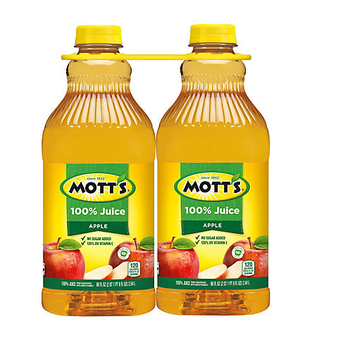 Mott's 100% Original Apple Juice, 2 pk./86 fl. oz.