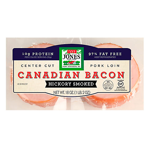 Jones Dairy Farm Canadian Bacon, 18 oz.