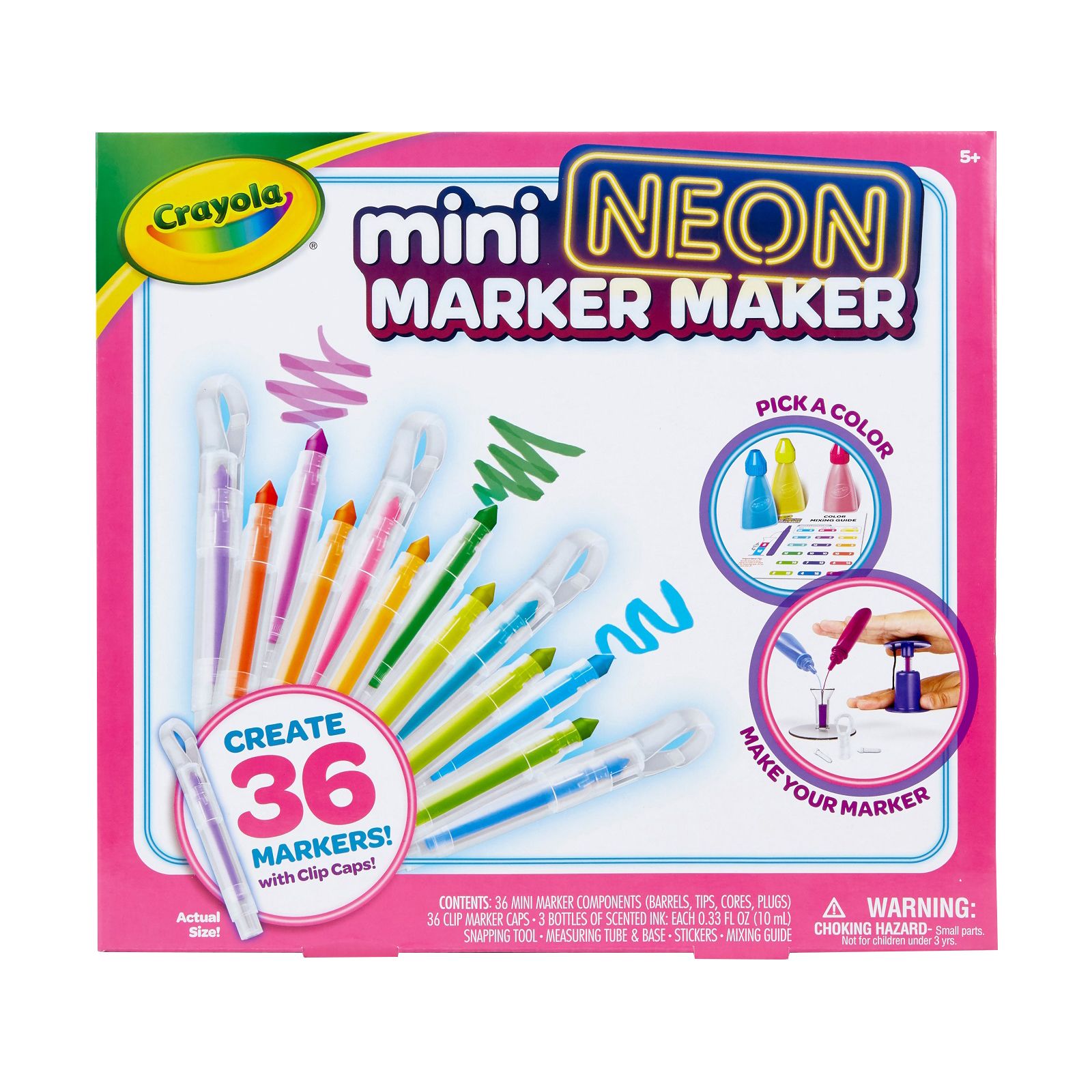 Crayola Mini Neon Marker Maker - New