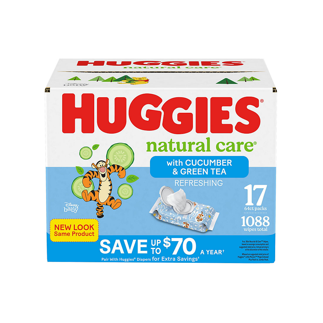 Huggies Natural Care Sensitive Wipes