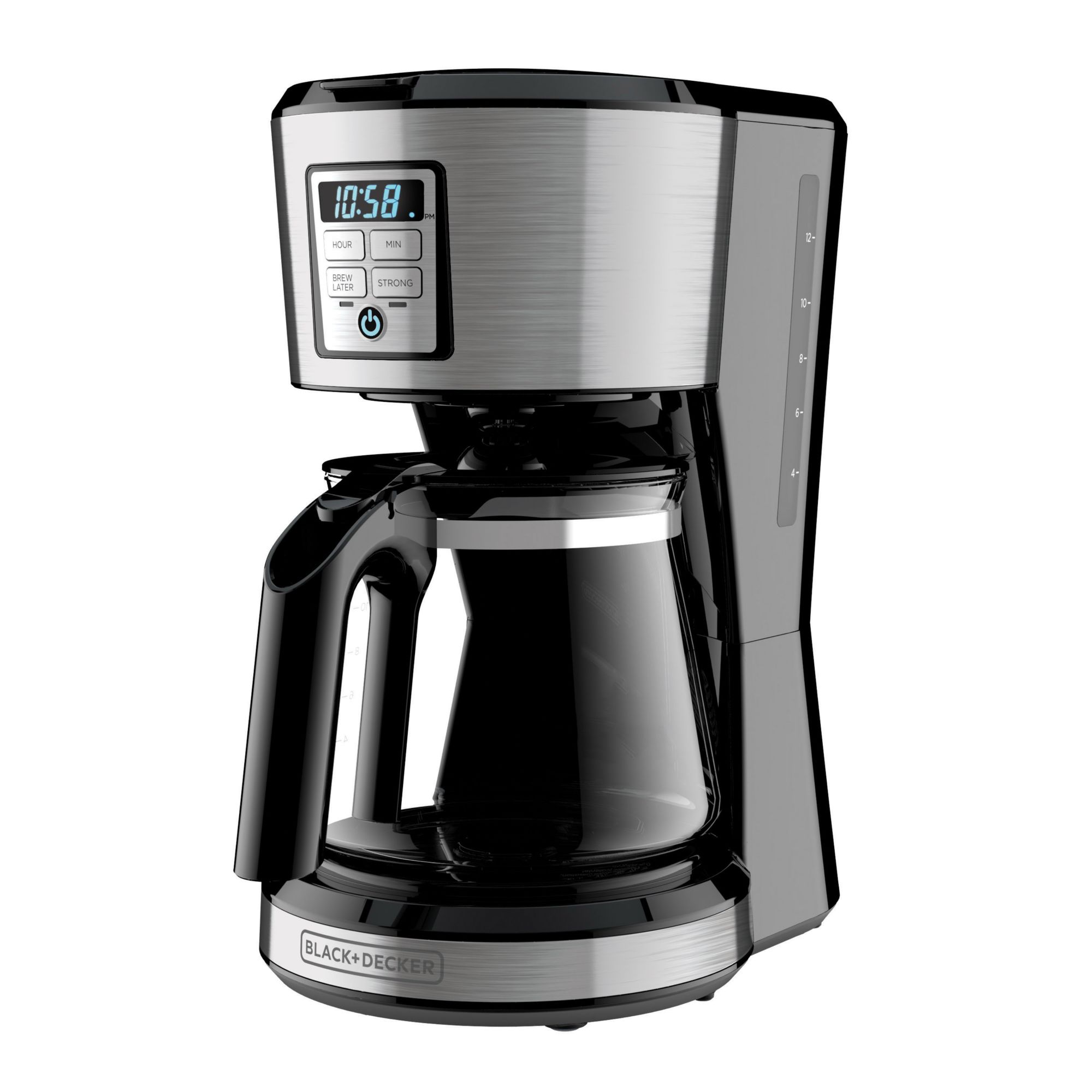 BLACK+DECKER Black 12 Cup Drip Coffee Maker with Thermal Carafe 