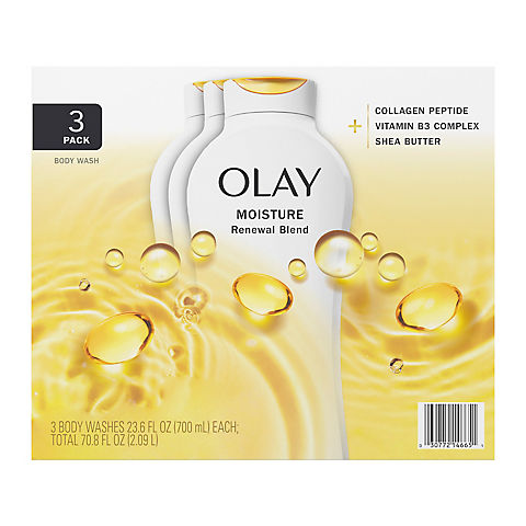 Olay Moisture Renewal Blend Body Wash, 3 pk./23.6 fl. oz.