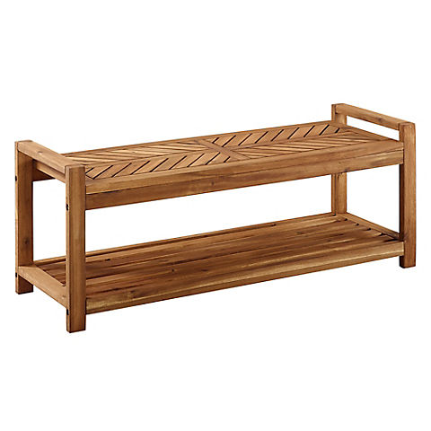 W. Trends 3-Seater Outdoor Acacia Bench