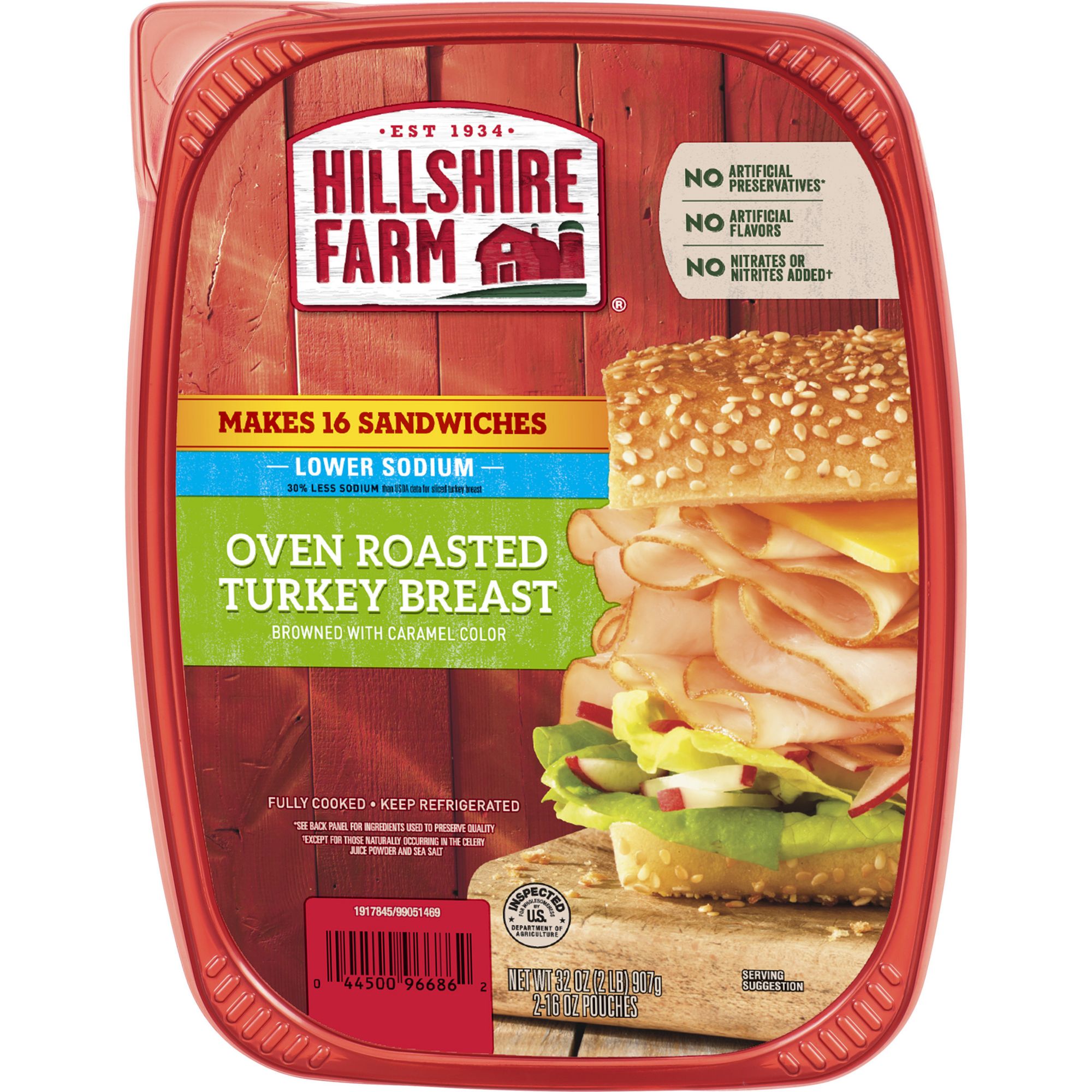 Hillshire Farm® Ultra Thin Sliced Oven Roasted Turkey Breast Deli Lunch Meat,  22 oz - Foods Co.