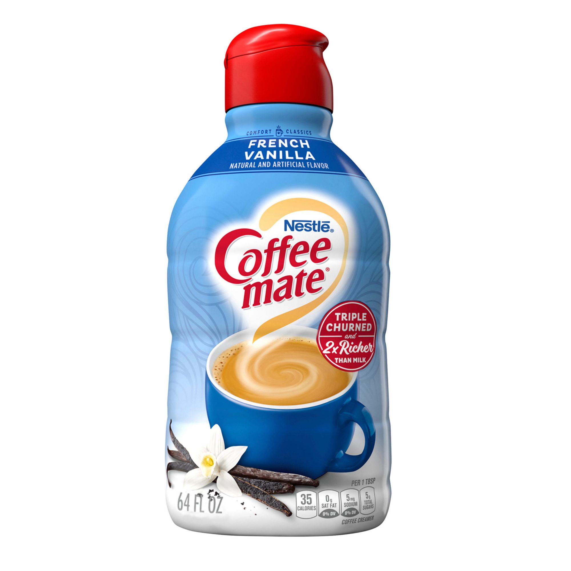 Coffee Mate French Vanilla Creamer 64 Fl Oz Bjs Wholesale Club