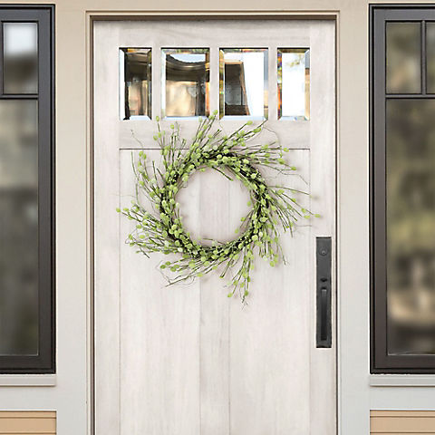Puleo International 24" Artificial Spring Willow Wreath