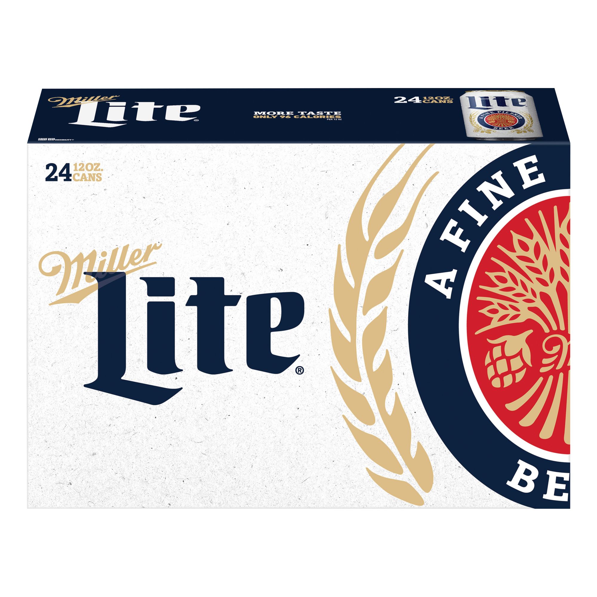 Miller Lite American Pilsner Light Lager Beer Cans, 24 pk Miller Lite American Pilsner Light Lager Beer Cans, 24 pk