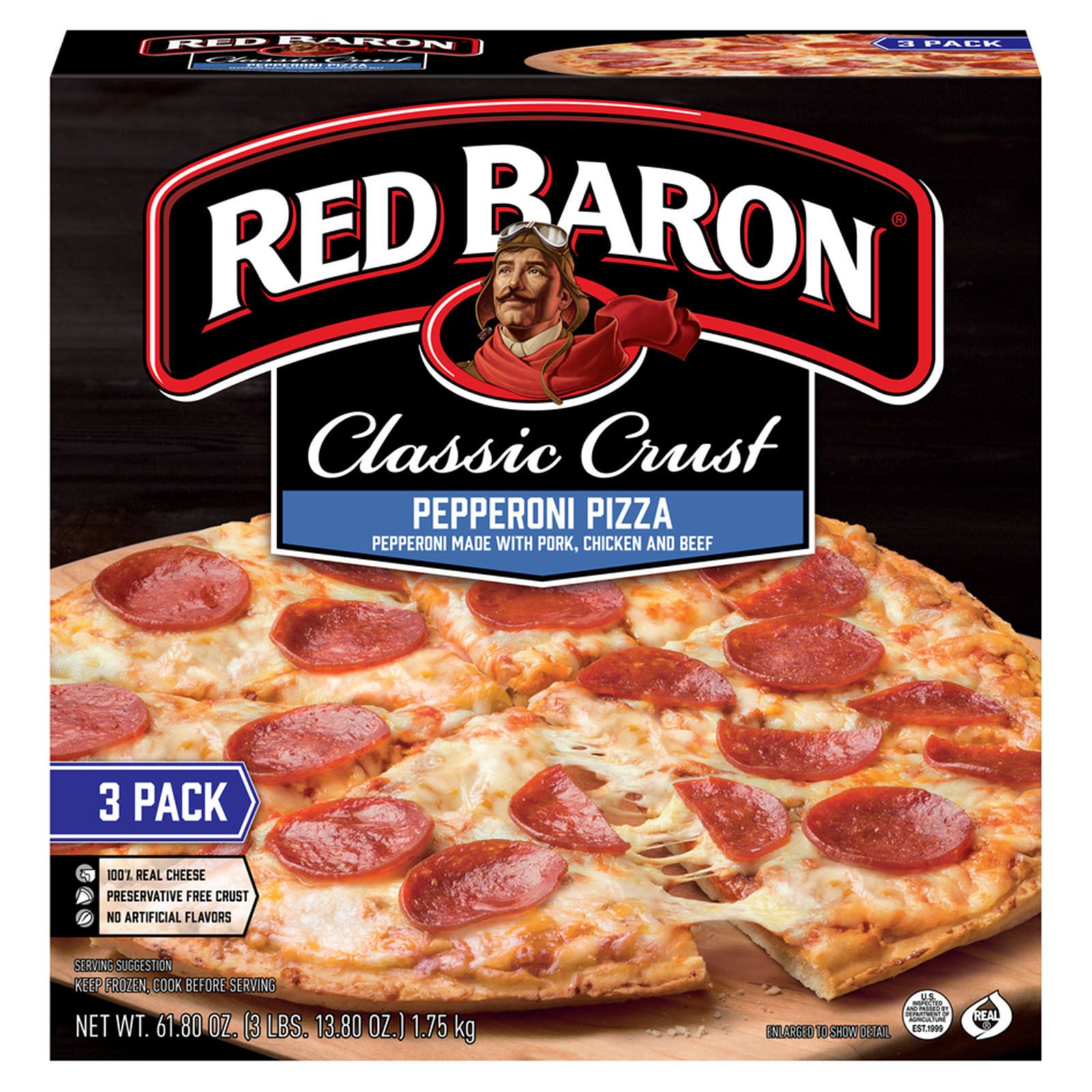 Red Baron Classic Crust Four Cheese Pizza