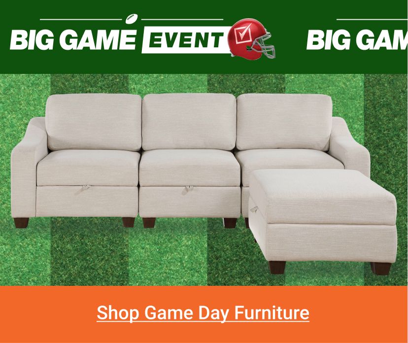 Text: Shop Game Day Furniture