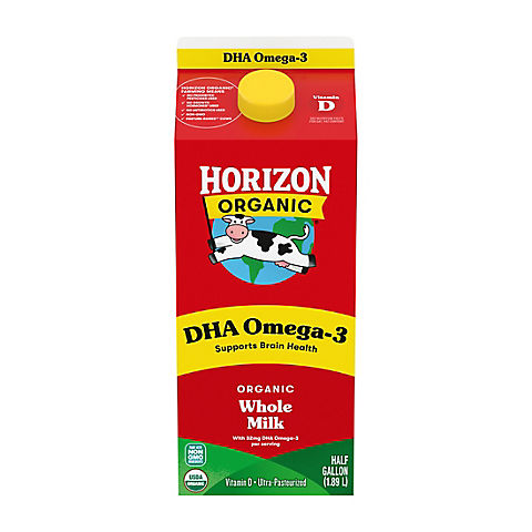 Horizon Organic Whole Milk with DHA, 64 oz.