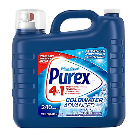 Purex Cold Water Liquid Laundry Detergent, 312 oz.