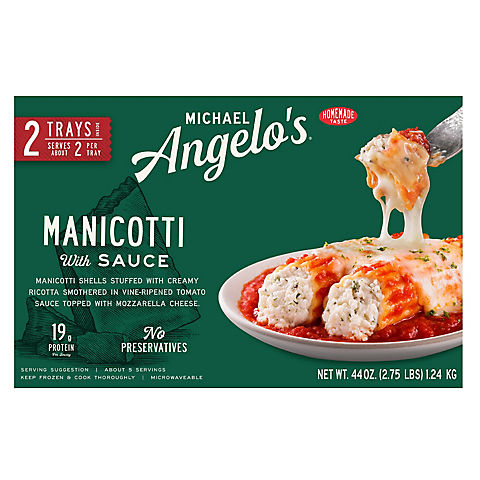 Michael Angelo's Manicotti and Sauce, 2 ct.