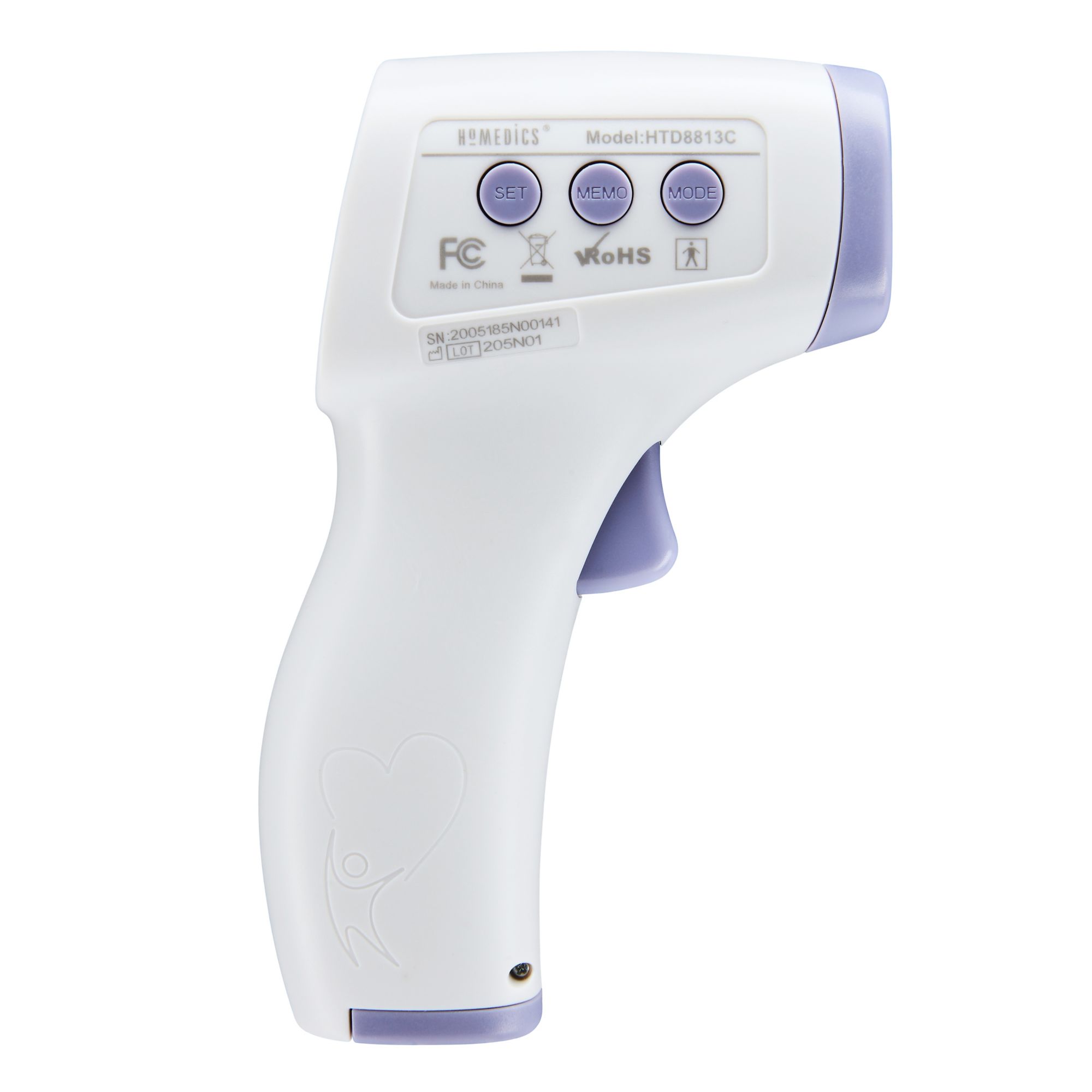 HUBERT® Touchless Infrared Forehead Thermometer