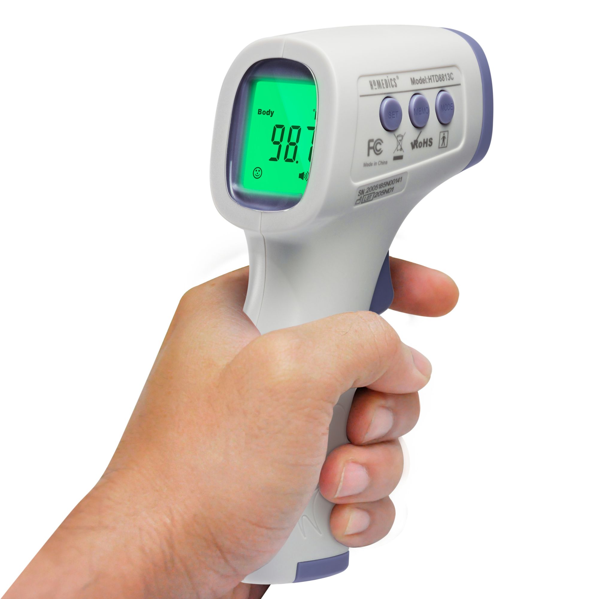 Bilingual Speaking Non Contact Infrared Thermometer – Miami