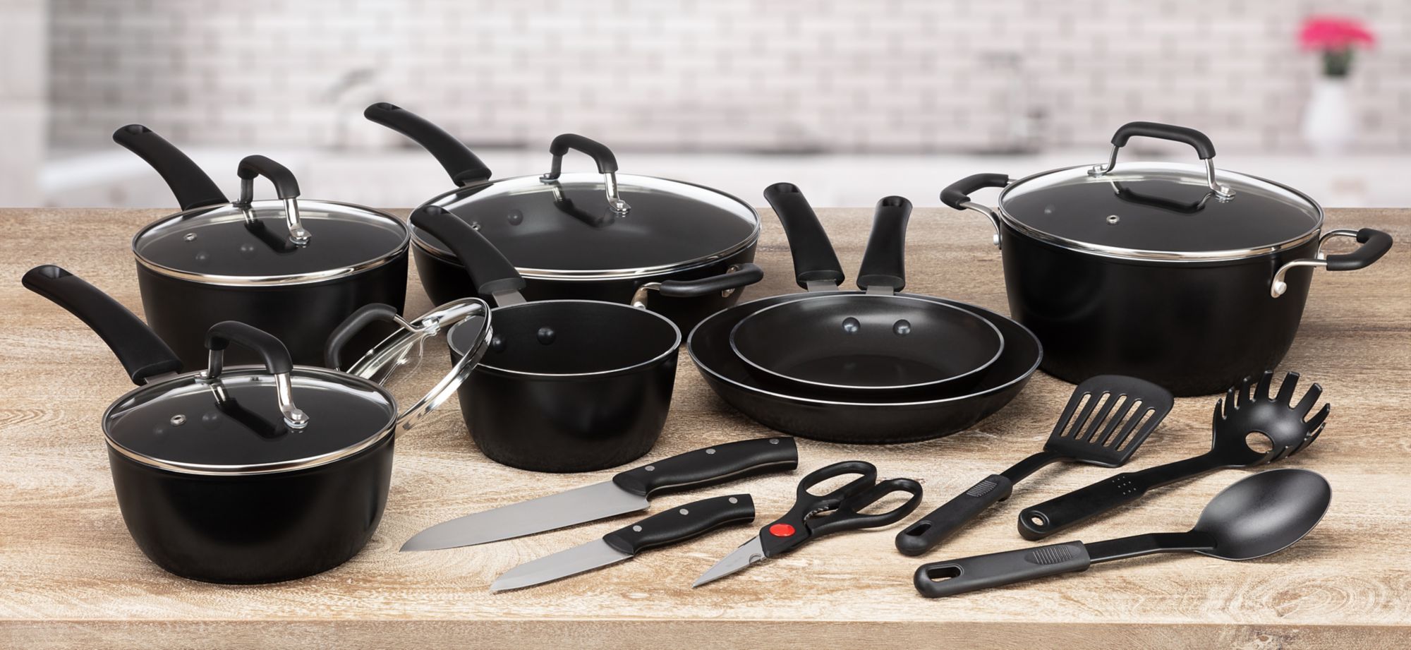 18 Piece Non-stick Cookware Set