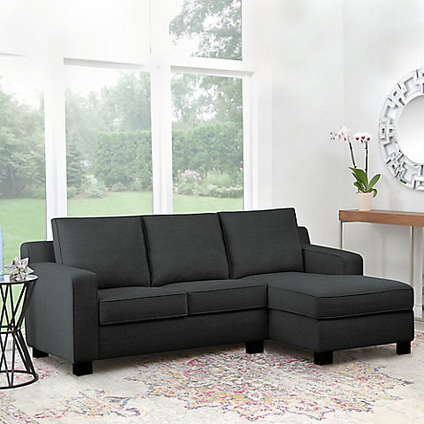 Abbyson Living Brookline Fabric Reversible Sectional