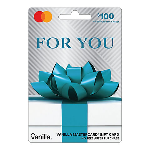 Vanilla MasterCard Party Bow $100 + $5.95 fee