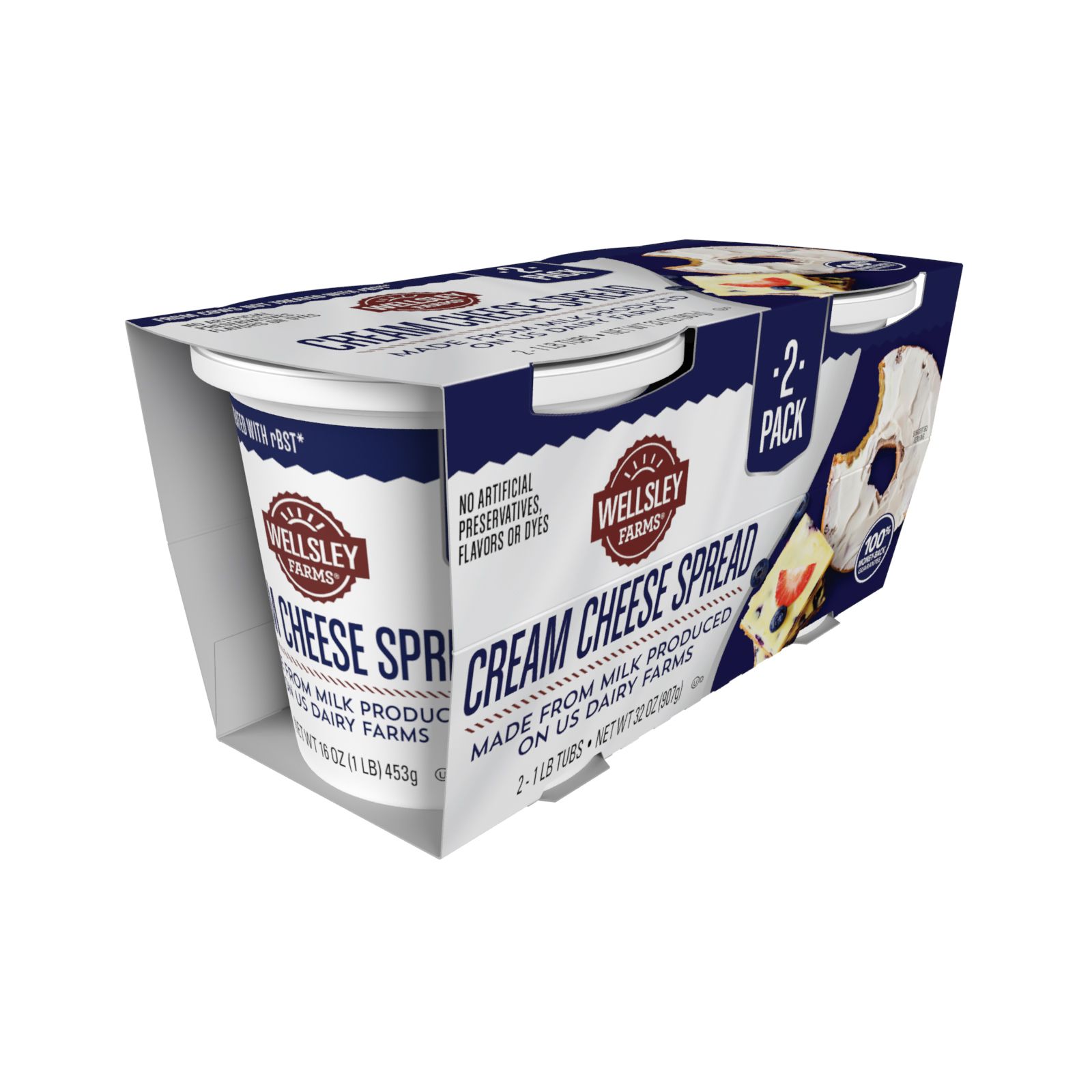 Wellsley Farms Cream Cheese Spread, 2 ct. | BJ's Wholesale Club