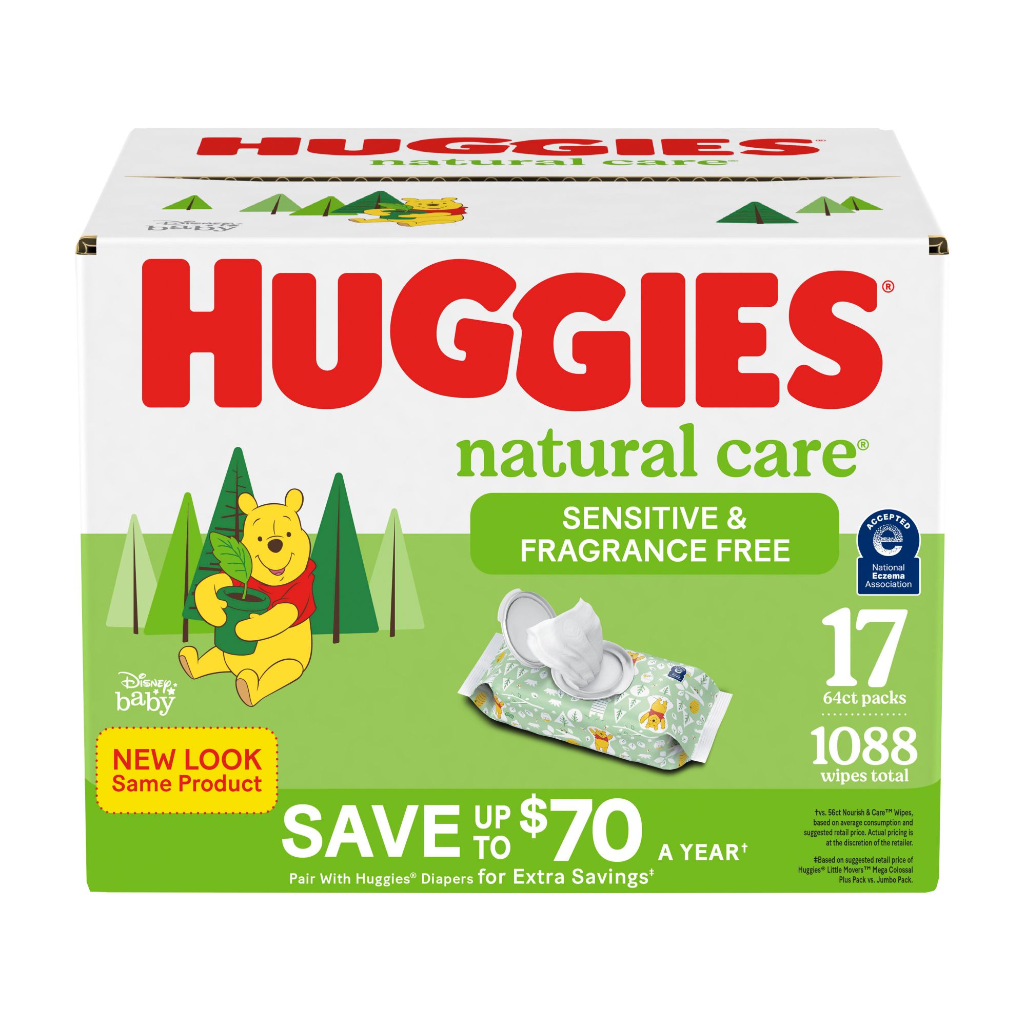 huggies natural care extra sensitive wipes