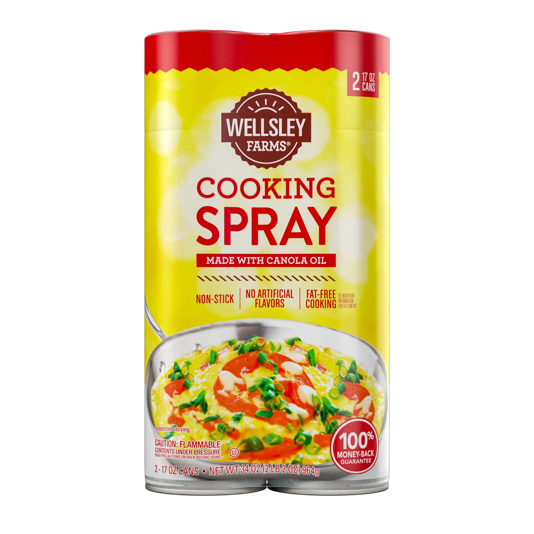 Wellsley Farms Cooking Spray, 2 ct.
