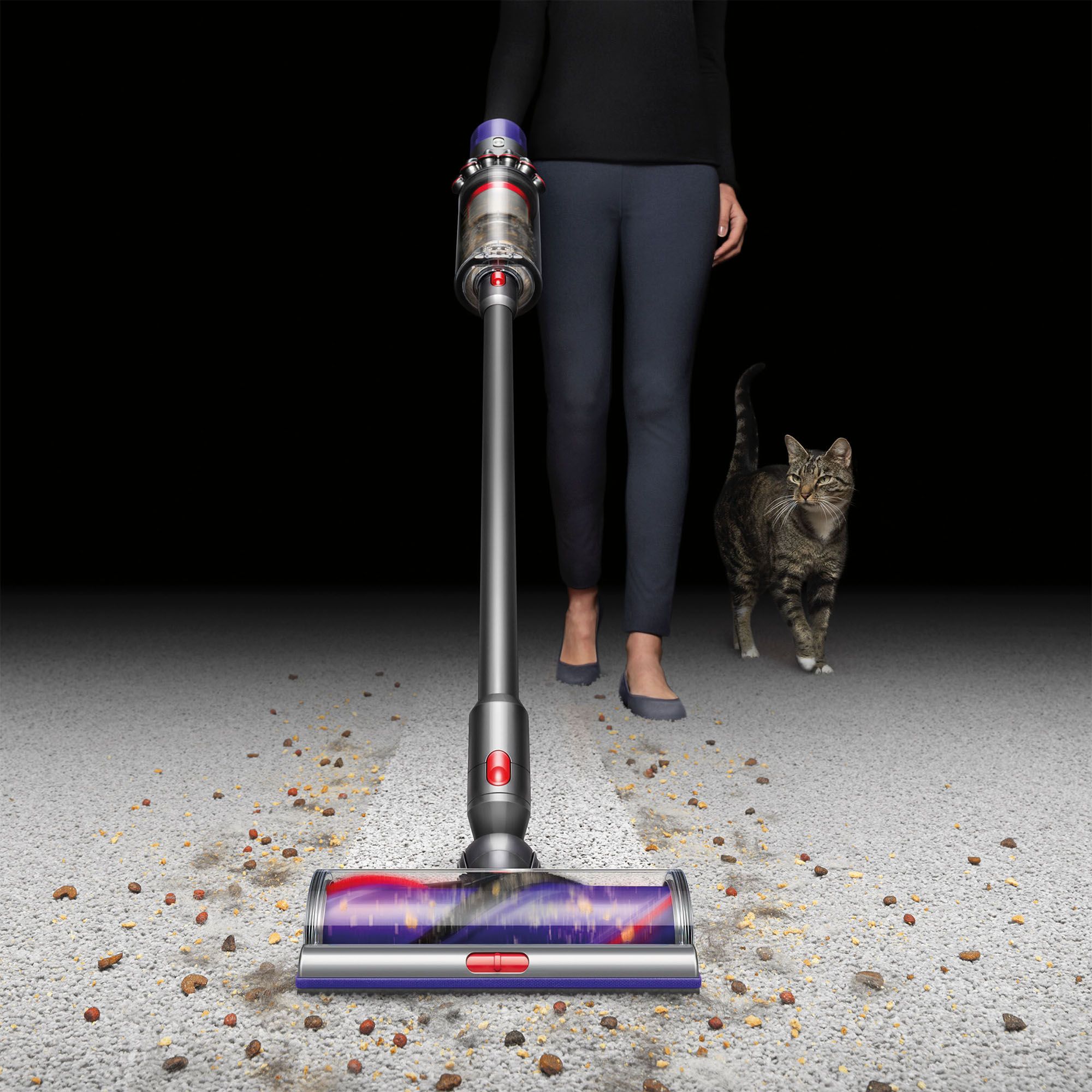 Dyson V10 Animal Cordless Vacuum Cleaner, Iron, Refurbished