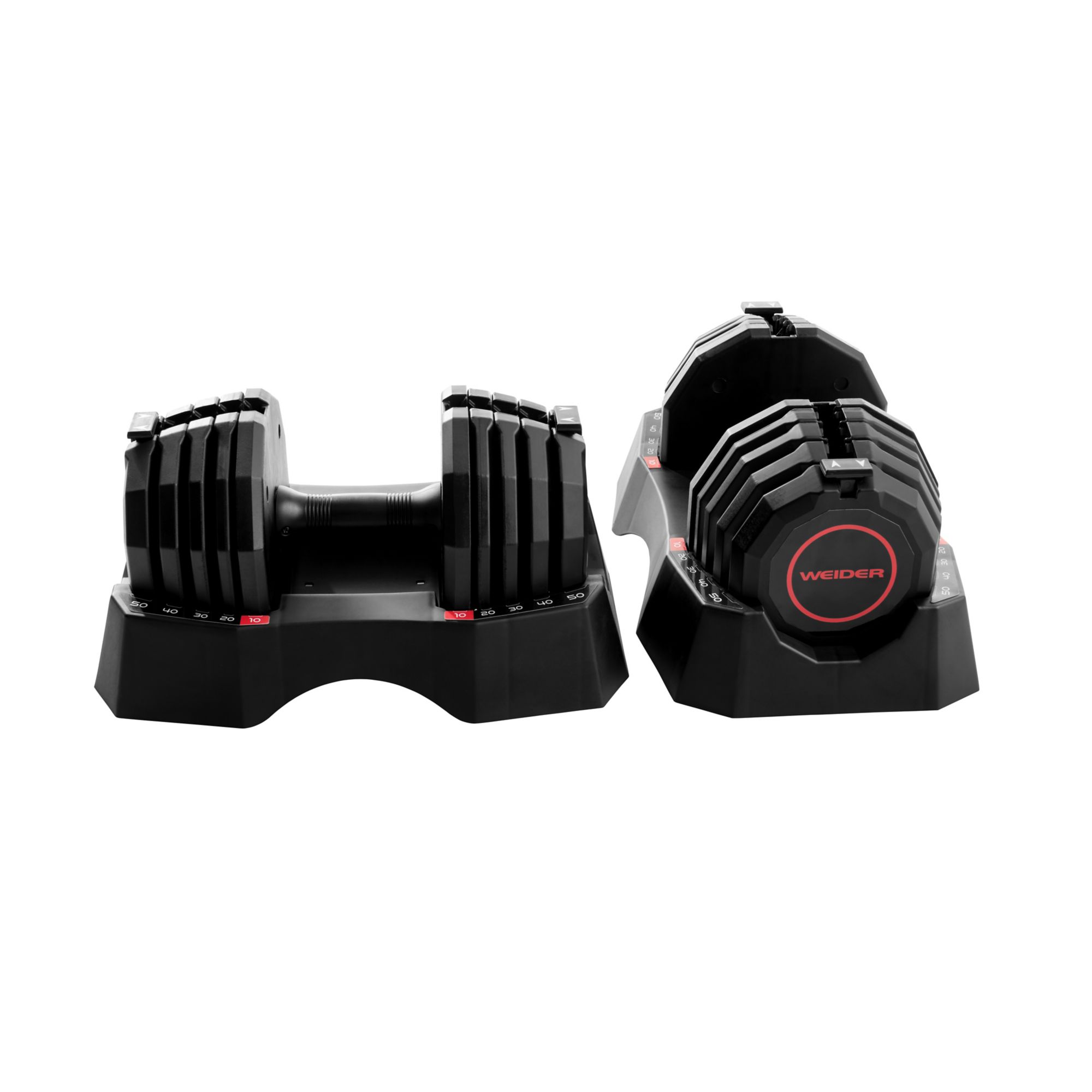 Weider dumbbell kit online with rack