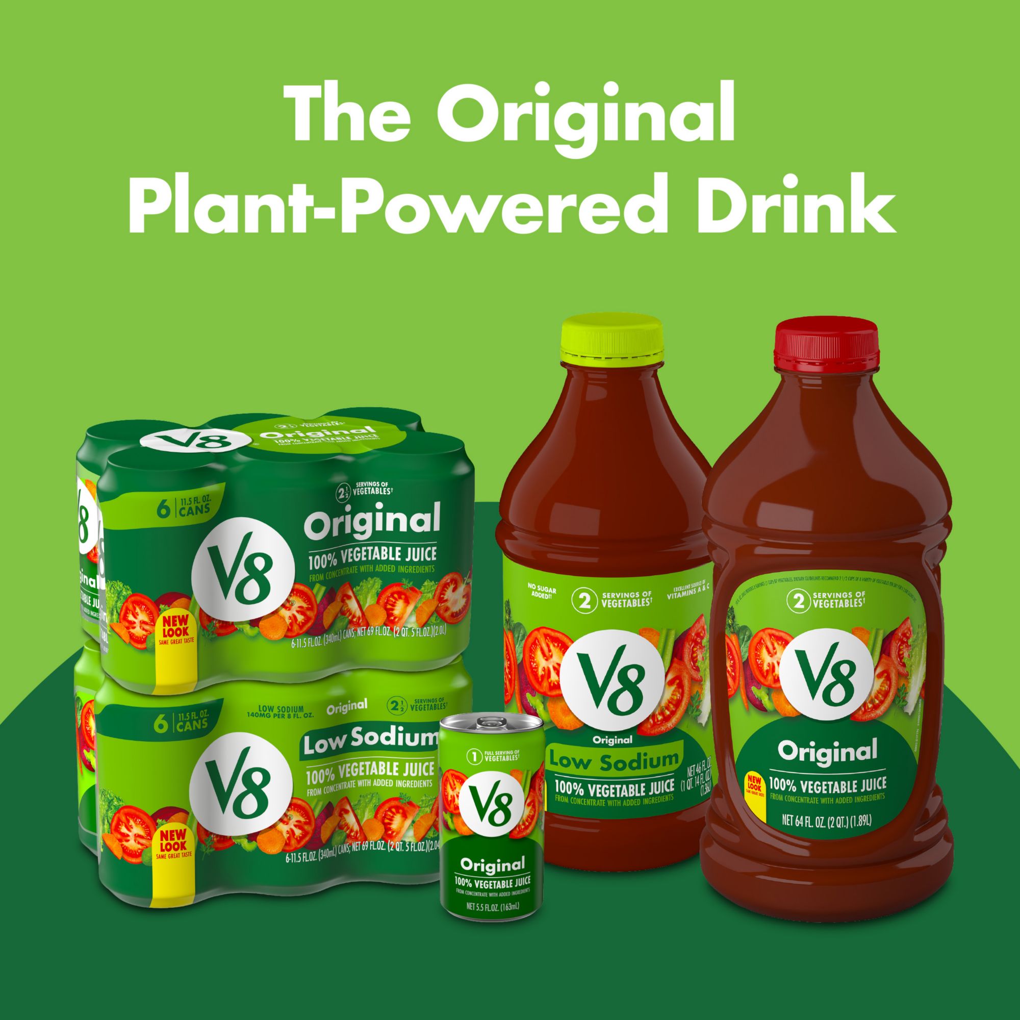 V8 Original 100% Vegetable Juice - 64 fl oz Bottle