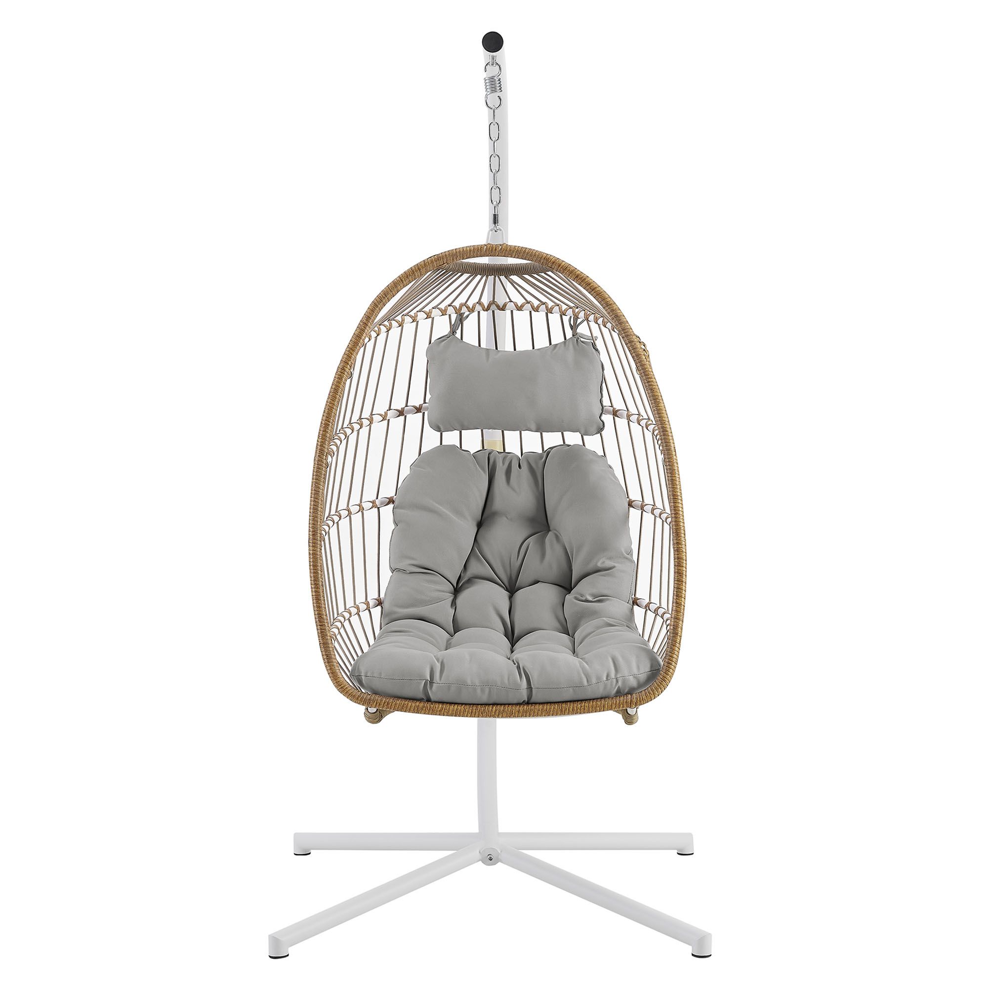 Berkley jensen hanging wicker deals egg chair