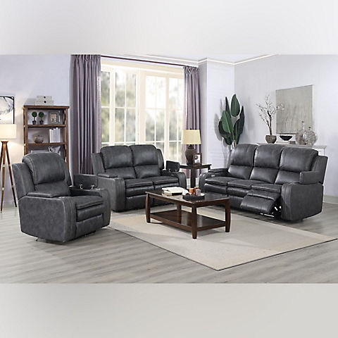 Kian Motion Providence 3-Pc. Living Room Set with White Glove Delivery