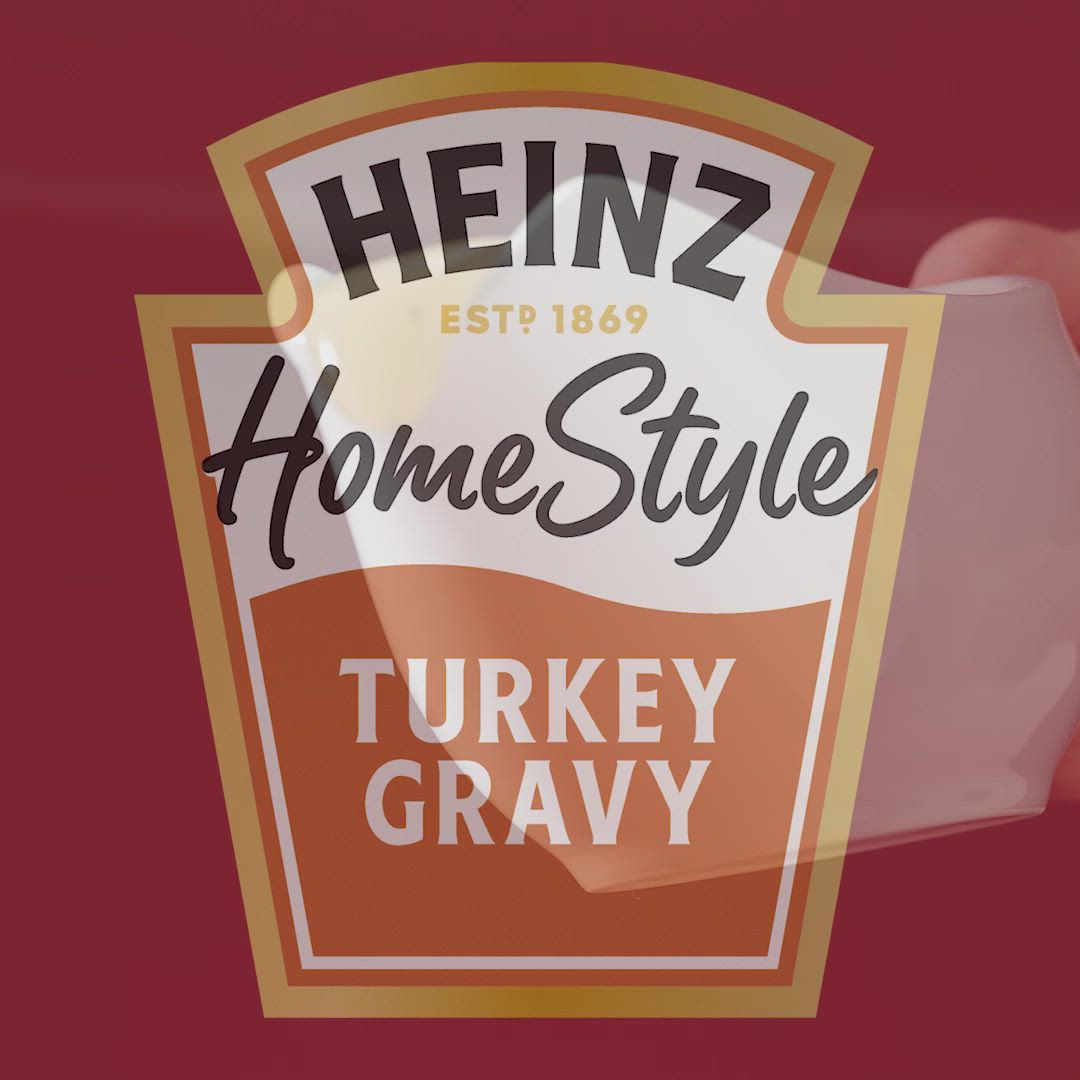 Heinz HomeStyle Turkey Gravy, Made With Turkey Broth, Simply Heat and Serve, Jars, 3 pk./18 oz.