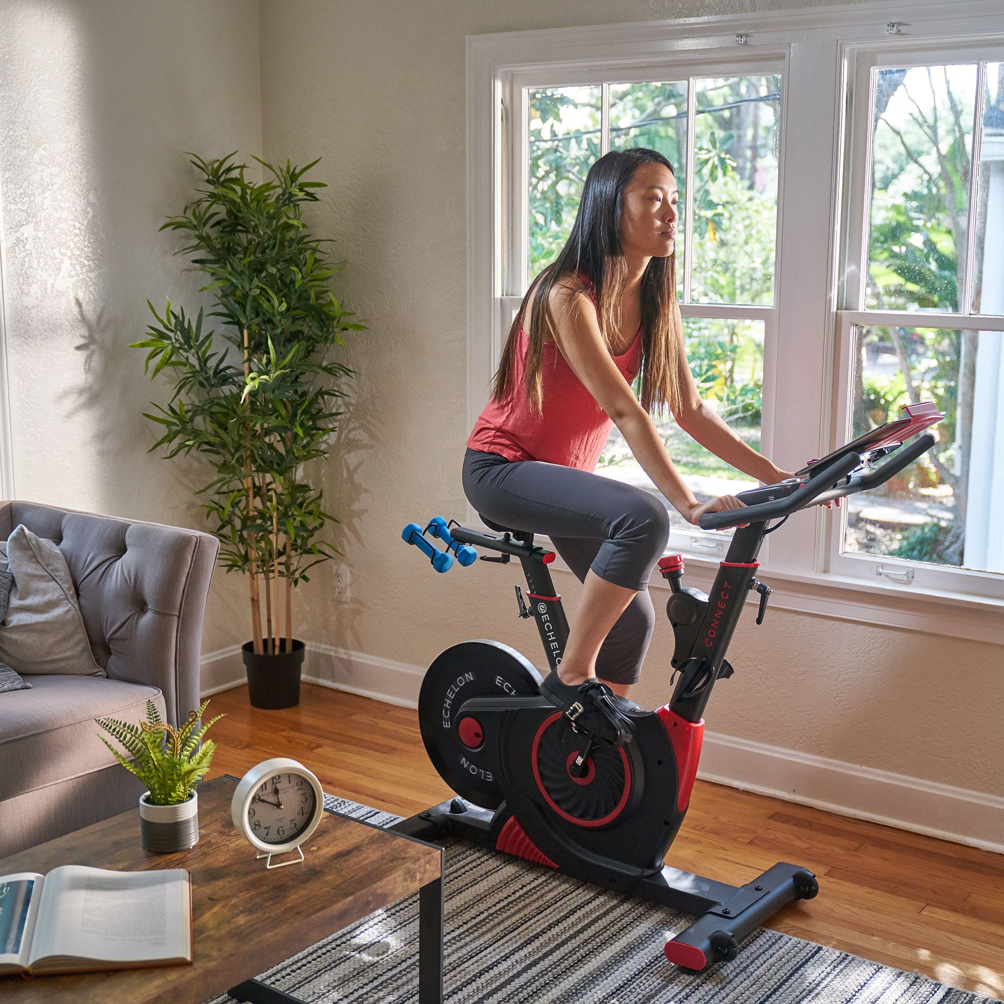 Connect discount stationary bike