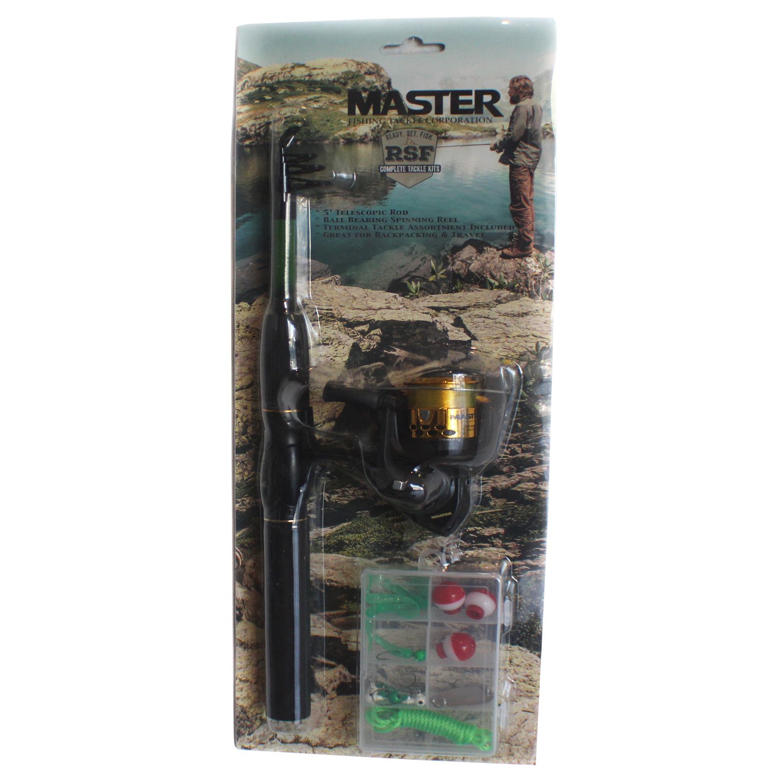 Fishing Rod Set, Portable Fishing Combo with Case