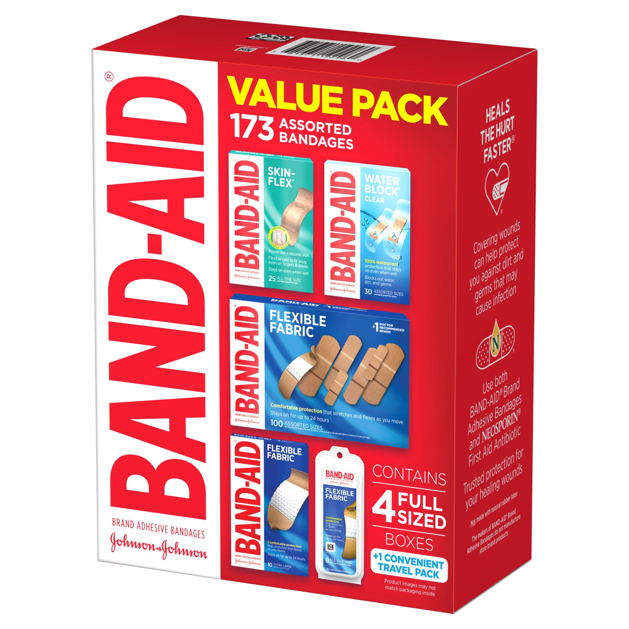 Bandage Variety Pack, Assorted Sizes, 30 count