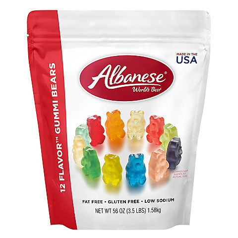 Albanese 12 Flavor Gummi Bears, 56 oz.