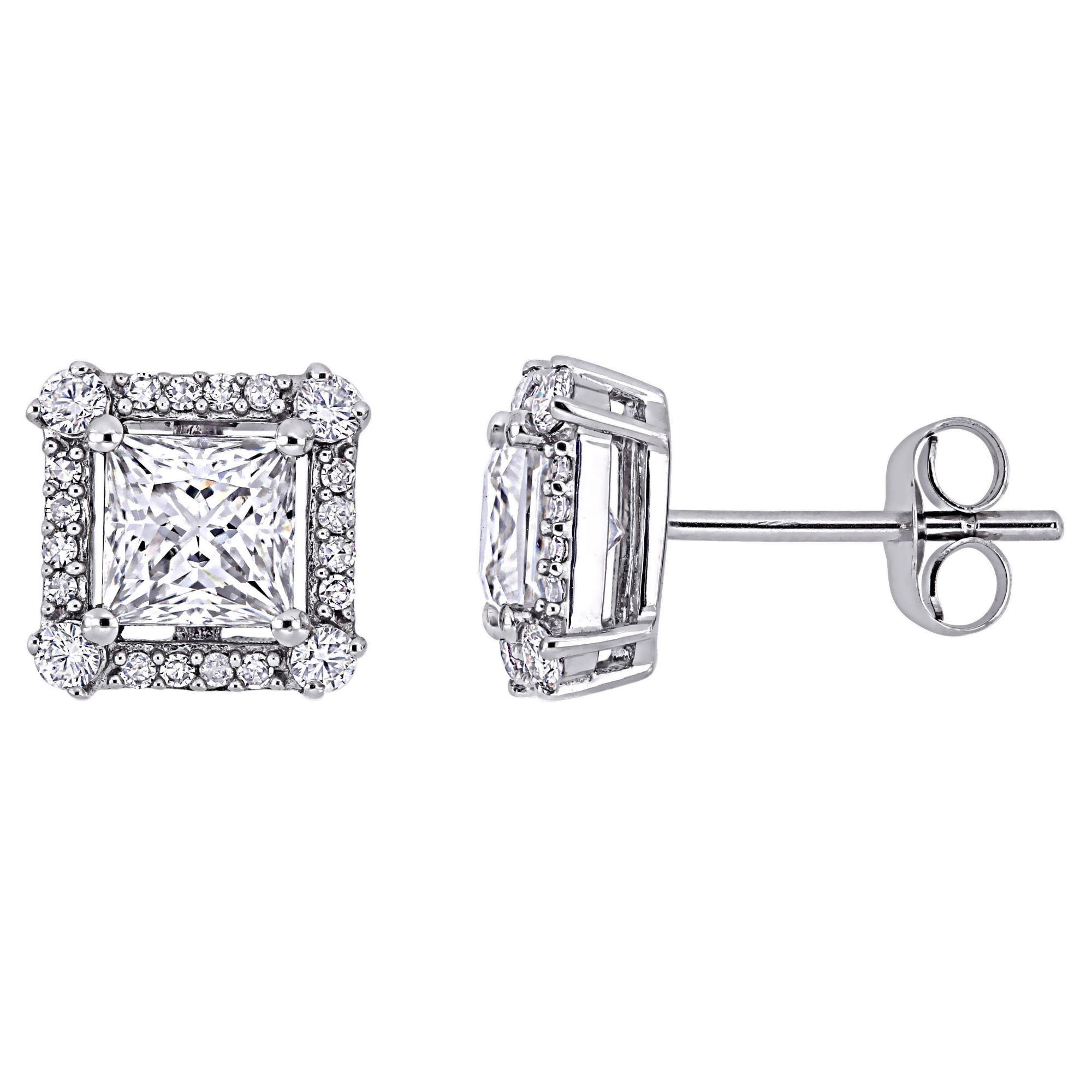 Kay jewelers square diamond on sale earrings